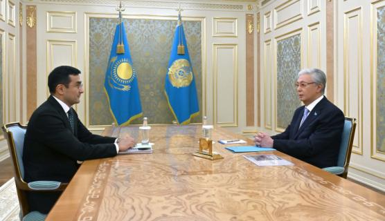 Мемлекет басшысы «Бәйтерек» ұлттық инвестициялық холдингінің басқарма төрағасы Рустам Қарағойшинді қабылдады