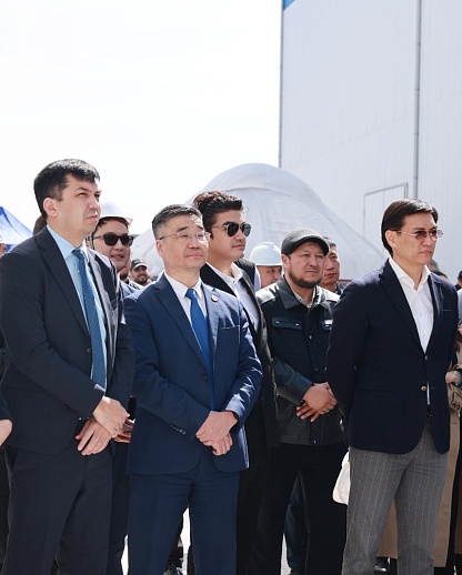 «Qazaqstan Investment Corporation» АҚ қолдауымен Жамбыл облысында құрғақ құрылыс қоспаларын өндіретін  жаңа зауыт іске қосылды