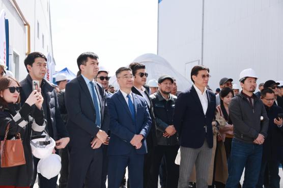 With the support of Qazaqstan Investment Corporation JSC, a new dry construction mixes plant has been launched in the Zhambyl region