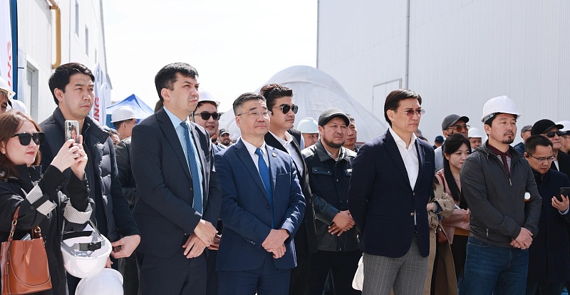 «Qazaqstan Investment Corporation» АҚ қолдауымен Жамбыл облысында құрғақ құрылыс қоспаларын өндіретін  жаңа зауыт іске қосылды